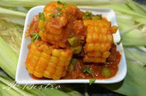 Peas and sweet corn curry